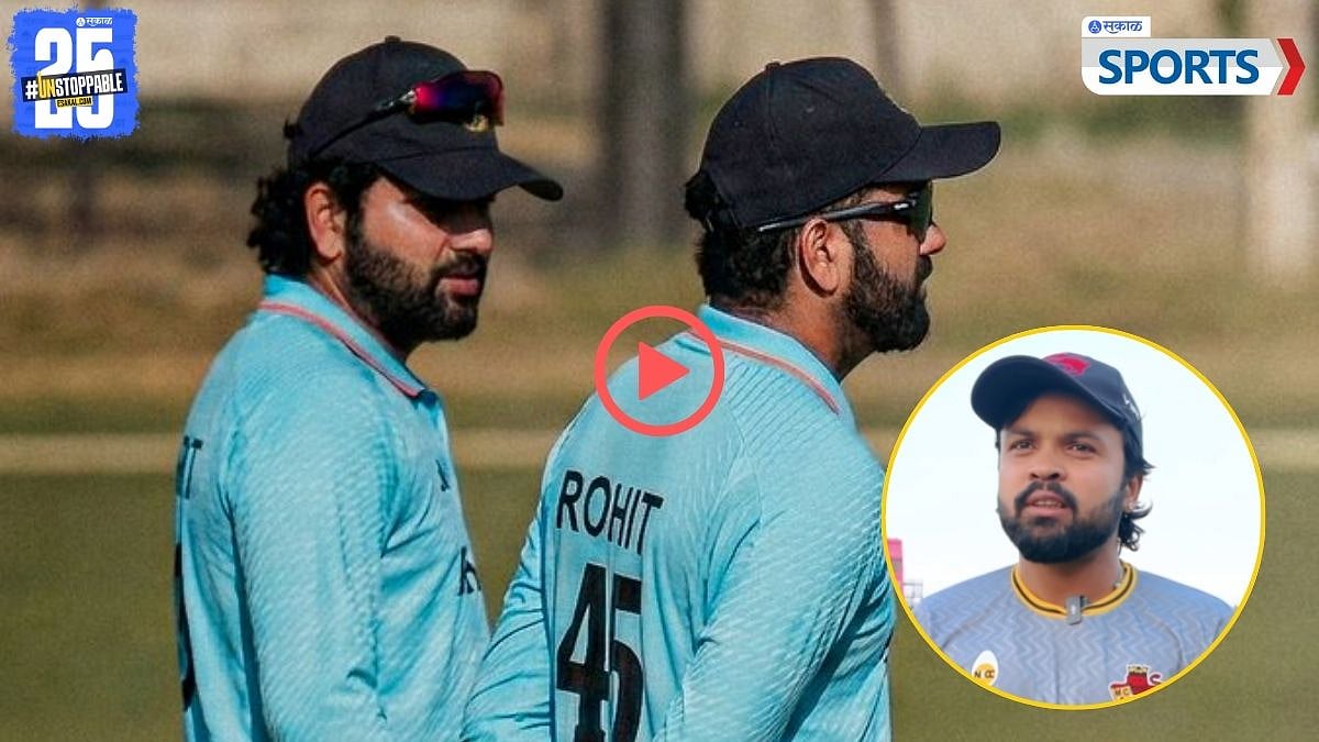 VIJAY HAZARE TROPHY: ROHIT SHARMA AND HIS 'LOOKALIKE' HARDIK TAMORE GO ...