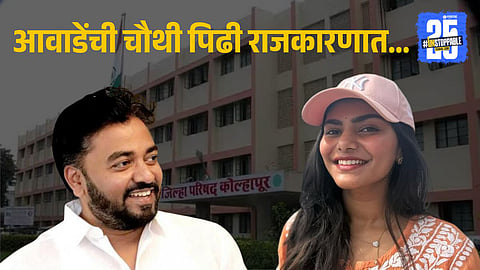 Kolhapur district local body elections news|राहुल आवाडेंची कन्या सानिका ...