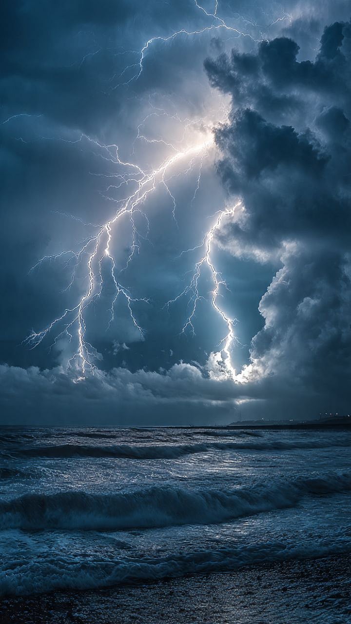 What is reason why fish do not die even when lightning strikes ocean ...