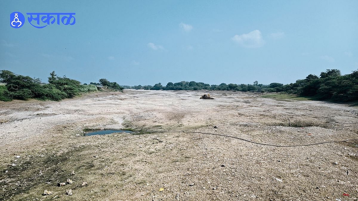 Shirur News: घोड नदी कोरडी, सहाही बंधारे रिकामे; शिरूर तालुक्यात ...