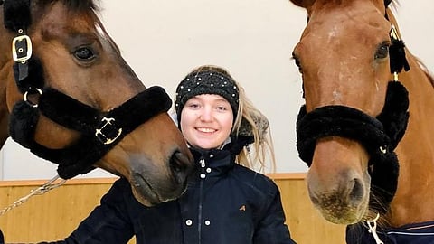 Fanni Olkkonen panostaa kaikkensa. 