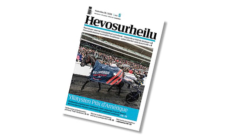 Prix d'Amériquen yllätysvoittaja Hokkaido Jiel on Hevosurheilun kansikuvahevonen.