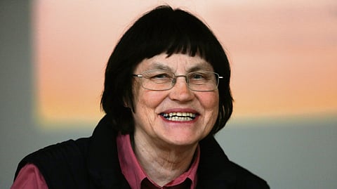 Terttu Peltonen sai Tampereella vuosittain jaettavan  tunnustuspalkinnon. 