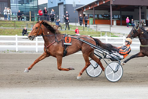 Tommi Kylliäinen sai nautti Estelle Travianin kyydistä ensimmäistä kertaa.