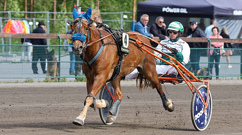 Janne Räisänen nähtiin usein Vennelmon Varman rattailla.