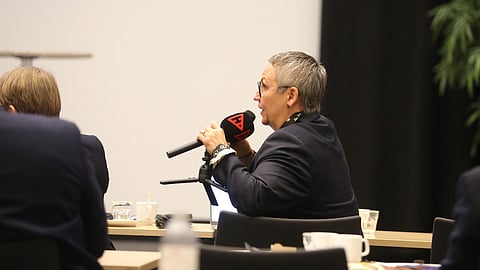 SRL:n hallituksen puheenjohtaja Marjukka Manninen. 