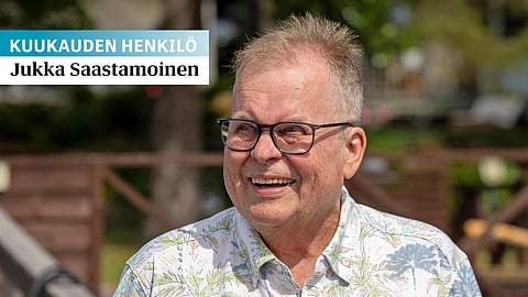 Kuukauden henkilönä esitellään Jukka Saastamoinen.