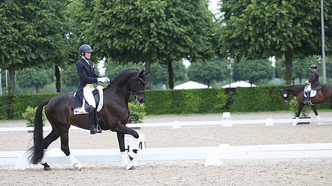 Henri Ruoste ja Tiffany ovat startilla. 