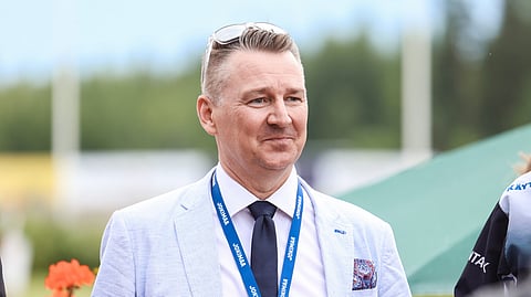 Lahden Hevosystäväinseuran puheenjohtaja Kimmo Kemppi