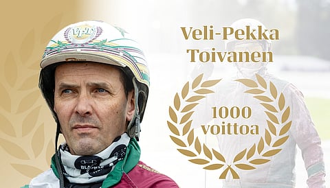 Veli-Pekka Toivanen on Tuhannen voiton klubin 64. jäsen.