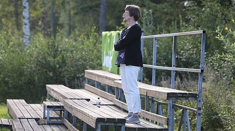 HUJO:n puheenjohtaja Satu Väihkönen. 