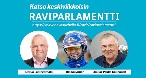 Olli Koivunen Raviparlamentissa kuninkuusravivalinnoista: "Miksi tästä tehdään niin hankalaa?"