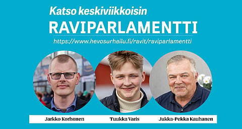 Raviparlamentti 27.20.2026 Jarkko Korhonen Tuukka Varis Jukka-Pekka Kauhanen 