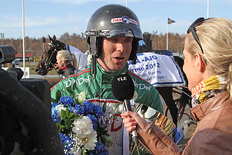 Björn Goop Finlandia-ajon seremonioissa vuonna 2012.