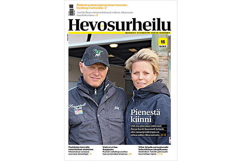 Åke Svanstedt nousussa rikkaruohoepisodin jälkeen