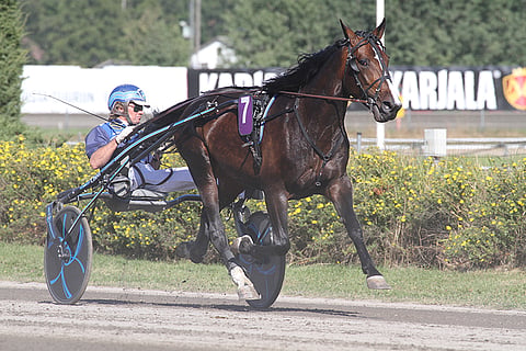 Jonesy paineli Suur-Hollola-ajon alkukilpailussa hienon tuloksen 12,0ake. - Arkistokuva.