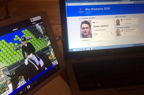 Ensimmäisen päivän kisastudio sulkeutuu. Elmo Jankari on väliaikasijalla 18.  