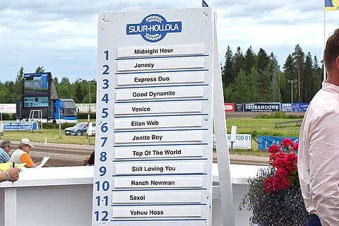 Suur-Hollola-finaalin lähtöradat valittiin