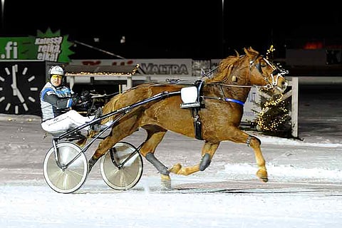 Josveis hallitsi Teivon karsintalähtöä johtopaikalta. Arkistokuva: Anne Linna.