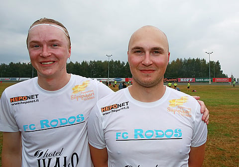 Pronssisija oli mieluinen saavutus Jukka ja Hannu Torvisen Ravifutis-urakalle lauantaina Joensuussa. Kuva: Jarno Unkuri.