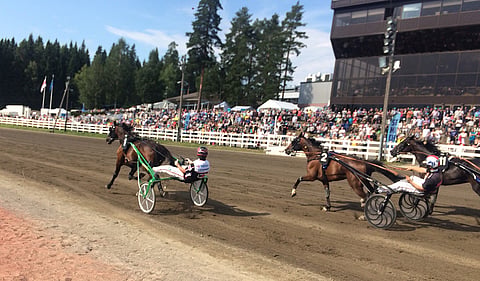 Mikkelissä päästellään ensi vuonna uusitulla radalla. Kuva:Totofoto