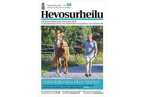 Kohti suomenhevosderbyä – lähikuvissa Larsman ja Herra Heinämies