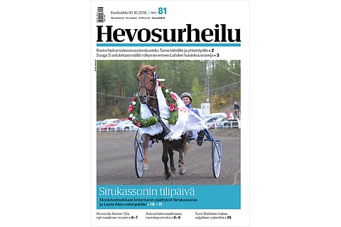 Suomenhevosten kriteriumin voittaja Sirukasson. Kuva: Roosa Lindholm.