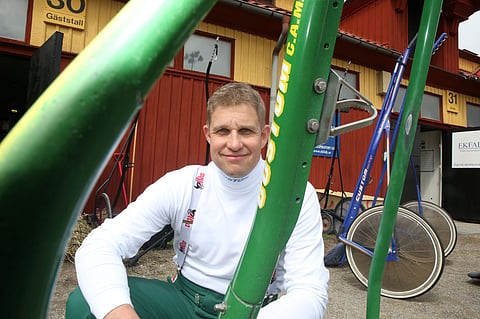 Tapio Mäki-Tulokas joutui turvautumaan lainakärryihin. Arkistokuva: Jarno Unkuri