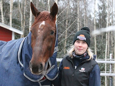 Majestic Man ja Jonna Irri hyvästelevät taas talveksi kotitallin Sastamalassa.