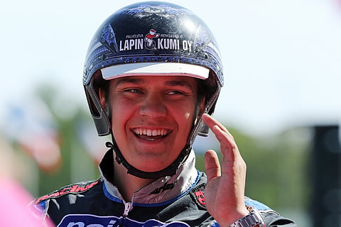 Veikko Haapakangas ajoi arvokkaan voiton. Kuva: Jarno Unkuri