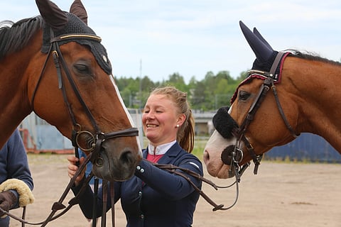 Janna Jensen kävi Ainossa viimeistelemässä hyvillä tuloksilla.