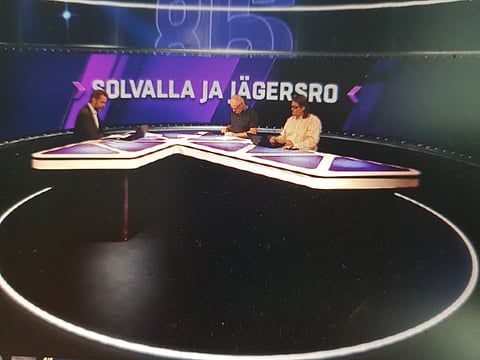 Vielä pelipsyykkaukset sujuivat Kari Lähdekorvelta ja Riku Niittyseltä tavanomaisin sanailuin.