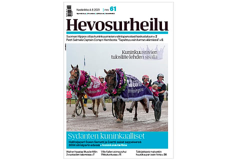 Suven Sametti ja Evartti ravasivat raviyleisön sydämiin. Kannen kuva: Anu Leppänen
