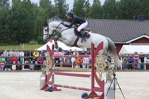 Susanna Granroth ja KG Corazon ottivat voiton 140 cm GP:ssä.