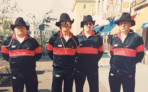 Waskia-Talli voimiensa tunnossa Maarianhaminassa noin 30 vuotta sitten.