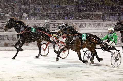 Time Match torjui lumisateen keskellä ulkoa kirineen Grainfield Aidenin ohitusyrityksen. Voitto irtosi ajalla 17,3pi.