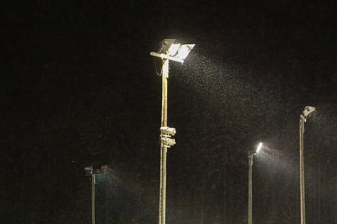 Jokimaan ratavalaistus uusittiin viime vuonna.