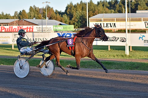 Laukka oli vain hidaste Simply The Diamondin voittojuoksussa. 