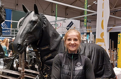Eveliina Talvio valmistautuu koko viikon päätavoitteeseensa, sunnuntain maailmancupiin, joka tulee olemaan hänelle ensimmäinen kerta tällä vaikeustasolla. 