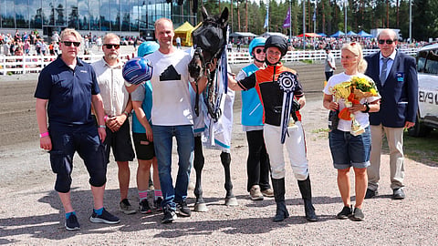 Maria Kurttilan ohjastama Scorzone on vuoden 2024 Suomen mestari.