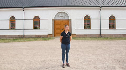 Kati Ojala on toiminut opettajana Strömsholman historiallisissa maisemissa jo 10 vuotta. 