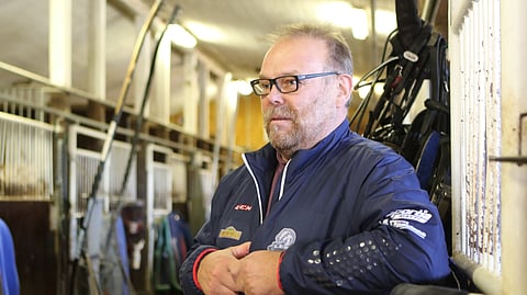 Hevosenomistaja Tauno Hyriäinen