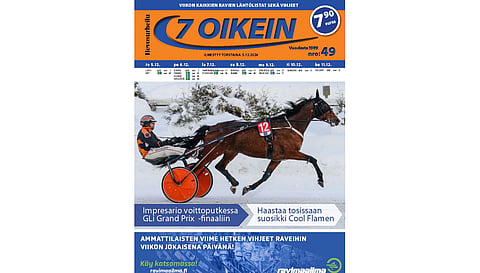 Viikon 49 7 oikein-lehti ilmestyi 56-sivuisena torstaina, mutta arkipyhän takia ei tule irtonumeromyyntiin.