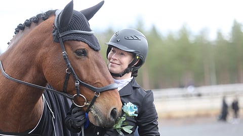 Jenna Hiltunen ja Pörnä-Loisto starttaavat toisen Pohjola-osakilpailunsa. 