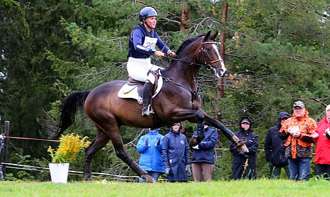 Sanna Siltakorpi ja Bofey Click. 
