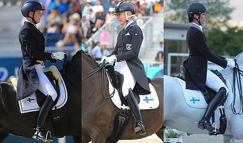 Henri Ruoste, Joanna Robinson ja Matilda Schmechel. 