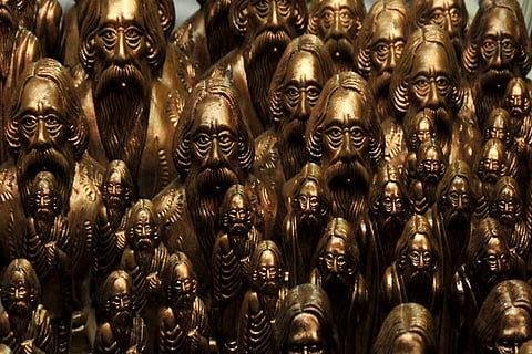 Different shapes and sizes of Rabindranath Tagore in Shantiniketan.
Flickr / Rajesh Gupta