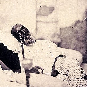 Bahadur Shah Zafar in 1858, just after his trial and before his departure for exile in Burma
Photo :  Wikimedia Commons