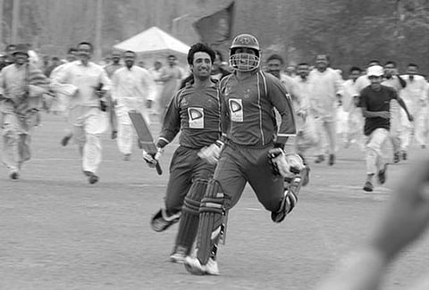 Batting for Afghanistan: after qualifying for the ICC World Cup in October 2013 and upsetting Australia at the under-19 World Cup in February 2014, the joy of cricketing success is likely to be ongoing for Afghans.  flickr / Afghanistan Press Kit Uploads