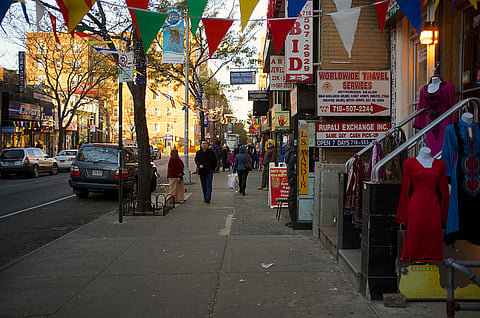Jackson Heights, an area within the borough of Queens in New York, has become a hub for Tibetans in the US. 
Photo: Flickr / Aleksandr Zykov